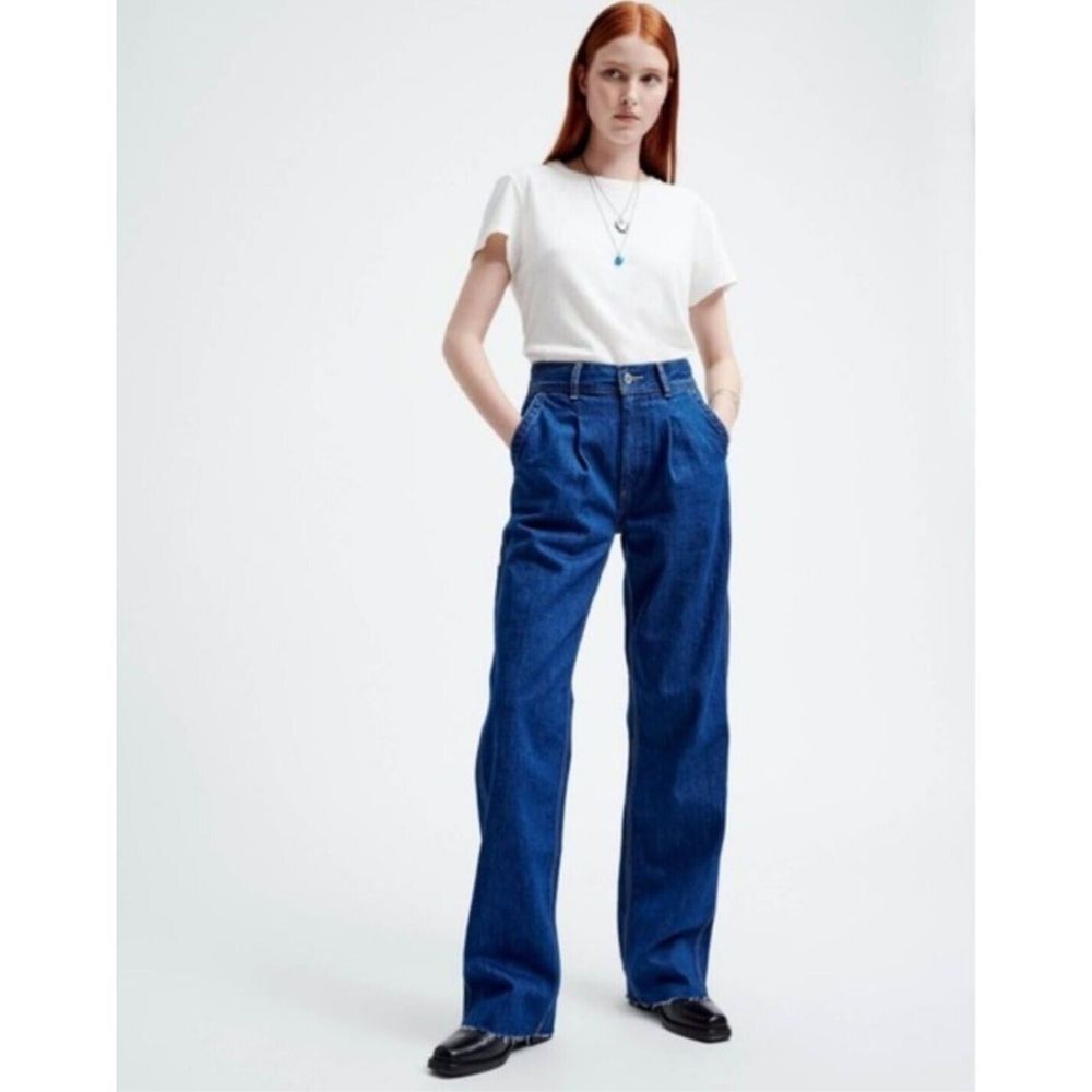 RE/DONE Women‎ Utility Loose Straight-Leg Jeans Sz 31 Boho Retro Grunge Work Y2K